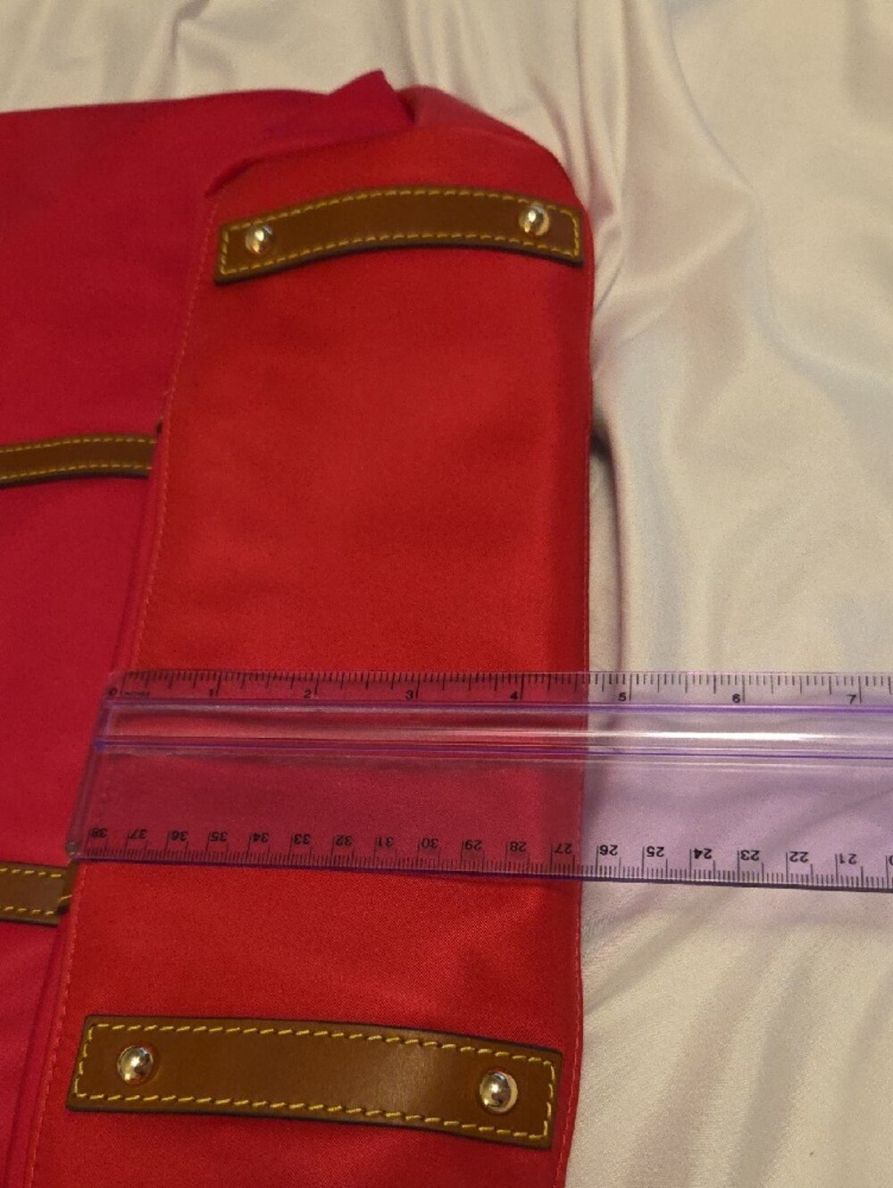 Bright Pink Dooney & Bourke Tote - Picture 5 of 7